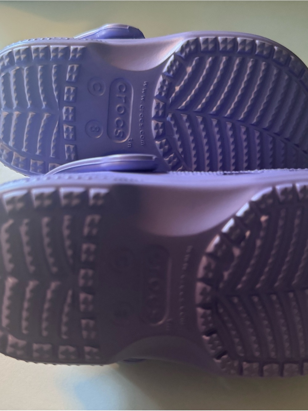 Crocs child’s 8c purple/lavender - Picture 3 of 3